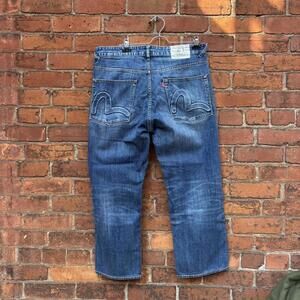 Vintage evisu lot 1 special jeans rehemmed 34x25.5